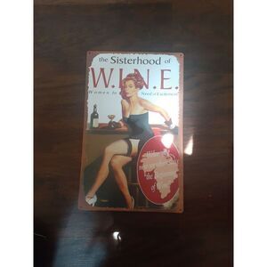 Ohio wholesale inc metal sign. WINE decor